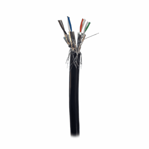cable cat6a solid copper sftp s/ftp uv-protected black outdoor